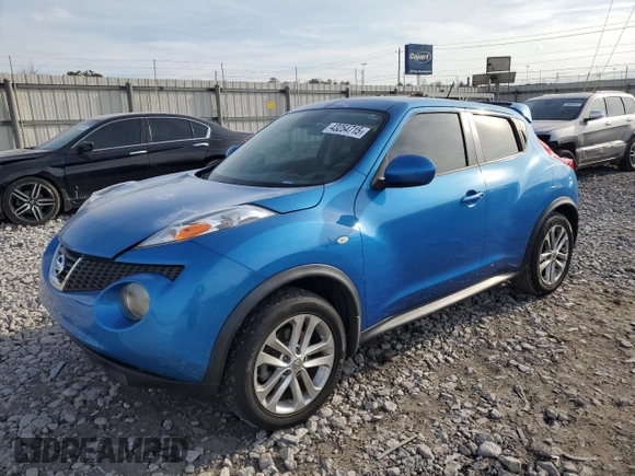 2011 Nissan Juke SL with VIN JN8AF5MV5BT010132, listed as a Copart auction lot 43254715 with 135,275 mi miles and Salvage Title. Bid and sale history available at carsss.com. Image 1.