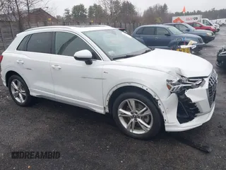 2020 Audi Q3 S line Prestige z VIN WA1FECF32L1105422, wystawiony jako IAAI lot #41974815 z przebiegiem 27 627 mil mil oraz . Historia ofert i sprzedaży dostępna na DreamBid. Obrazek 13.