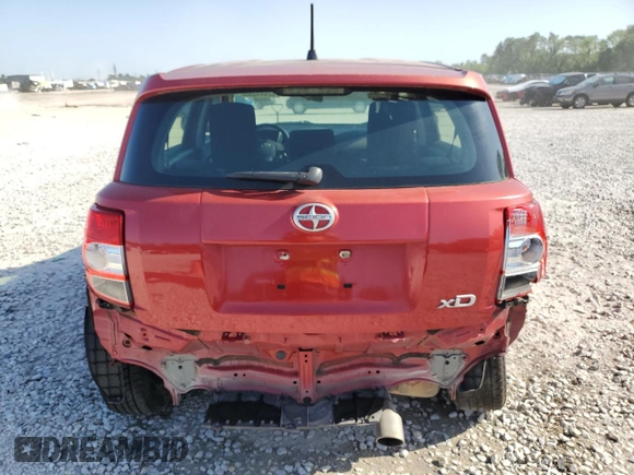 2014 Scion xD with VIN JTKKUPB49E1041940, listed as a Copart auction lot 52449285 with 32,109 mi miles and Salvage title. Bid and sale history available at DreamBid. Image 6.
