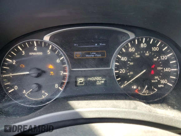 2015 Nissan Pathfinder SL with VIN 5N1AR2MN0FC618594, listed as a Copart auction lot 52500135 with 140,200 mi miles and Clean title. Bid and sale history available at DreamBid. Image 9.