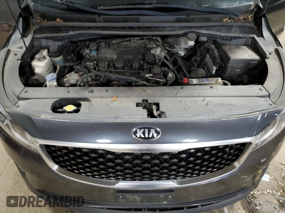2015 Kia Sedona LX with VIN KNDMB5C16F6058875, listed as a Copart auction lot 52739125 with 117,207 mi miles and Clean Title. Bid and sale history available at DreamBid. Image 12.