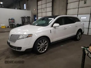 2012 Lincoln MKT EcoBoost with VIN 2LMHJ5AT7CBL55076, listed as a Copart auction lot 86120444 with 148,387 mi miles and Salvage Title. Bid and sale history available at DreamBid. Image 1.