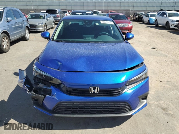 2023 Honda Civic Sedan Touring with VIN 2HGFE1F94PH306598, listed as a Copart auction lot 48559185 with 15,264 mi miles and Salvage Title. Bid and sale history available at carsss.com. Image 5.