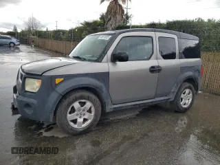 2005 Honda Element EX with VIN 5J6YH18625L008059, listed as a Copart auction lot 48619555 with 132,684 mi miles and Salvage Title. Bid and sale history available at DreamBid. Image 1.