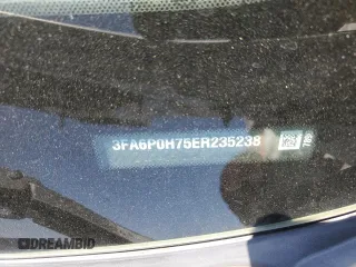2014 Ford Fusion SE with VIN 3FA6P0H75ER235238, listed as a Copart auction lot 52166135 with 84,770 mi miles and Salvage Title. Bid and sale history available at carsss.com. Image 12.