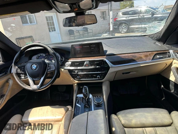 2017 BMW 5 Series 530i xDrive with VIN WBAJA7C32HG905341, listed as a Copart auction lot 53999195 with 77,786 mi miles and Clean Title. Bid and sale history available at carsss.com. Image 6.