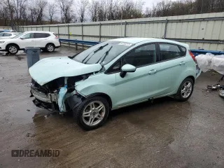 2019 Ford Fiesta SE with VIN 3FADP4EJ3KM154388, listed as a Copart auction lot 53260375 with 45,126 mi miles and Salvage Title. Bid and sale history available at DreamBid. Image 1.
