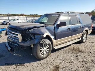 2013 Ford Expedition EL XLT with VIN 1FMJK1J55DEF45274, listed as a Copart auction lot 76188814 with 125,364 mi miles and Salvage Title. Bid and sale history available at carsss.com. Image 1.