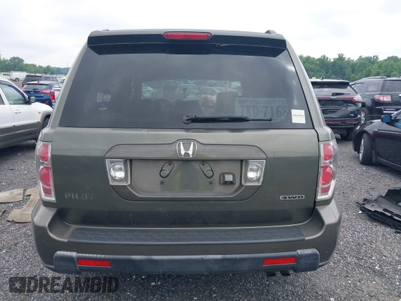 2006 Honda Pilot EX-L with VIN 5FNYF18776B011211, listed as a IAAI auction lot 39555749 with 295,998 mi miles and . Bid and sale history available at DreamBid. Image 17.