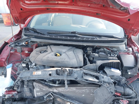 2012 Hyundai Elantra GLS with VIN KMHDH4AE1CU471370, listed as a IAAI auction lot 41759655 with 57,535 mi miles. Bid and sale history available at carsss.com. Image 10.
