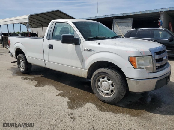 2014 Ford F-150 XL with VIN 1FTNF1CF5EKD21179, listed as a Copart auction lot 48916575 with 150,958 mi miles and Salvage Title. Bid and sale history available at carsss.com. Image 4.