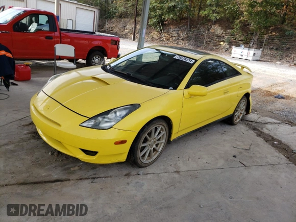 2003 Toyota Celica GT with VIN JTDDR32T430145725, listed as a Copart auction lot 78856254 with 157,269 mi miles and Salvage Title. Bid and sale history available at carsss.com. Image 1.