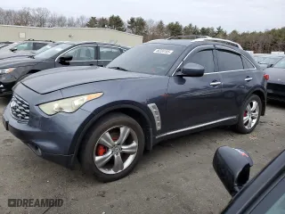 2009 Infiniti FX35 with VIN JNRAS18W99M152572, listed as a Copart auction lot 46334185 with 204,396 mi miles and Salvage Title. Bid and sale history available at carsss.com. Image 1.