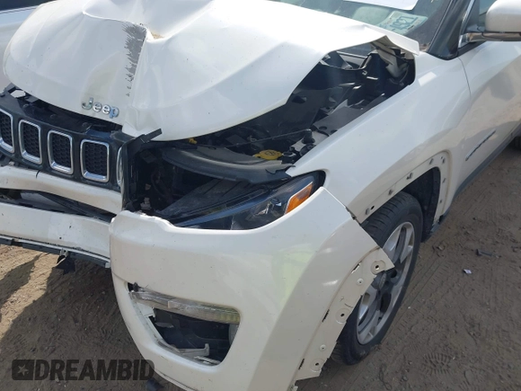 2019 Jeep Compass Limited with VIN 3C4NJDCB3KT594368, listed as a IAAI auction lot 41956414 with 88,198 mi miles and . Bid and sale history available at DreamBid. Image 18.
