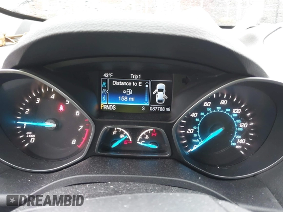 2015 Ford Escape Titanium with VIN 1FMCU9JX6FUB79093, listed as a IAAI auction lot 41805057 with 87,788 mi miles. Bid and sale history available at carsss.com. Image 7.