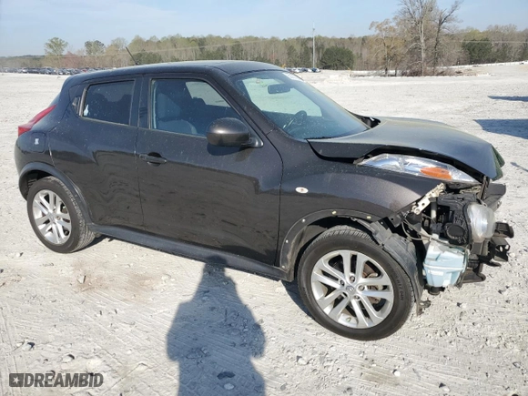 2013 Nissan Juke SV with VIN JN8AF5MR7DT205106, listed as a Copart auction lot 50187585 with 200,998 mi miles and Salvage Title. Bid and sale history available at carsss.com. Image 4.