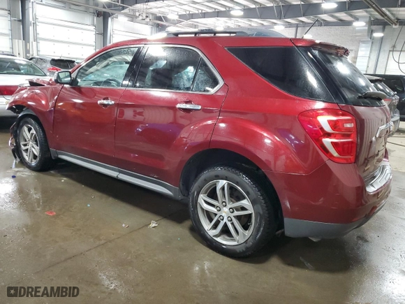 2016 Chevrolet Equinox LTZ with VIN 2GNALDEKXG6232112, listed as a Copart auction lot 48579775 with 173,039 mi miles and Salvage Title. Bid and sale history available at carsss.com. Image 2.