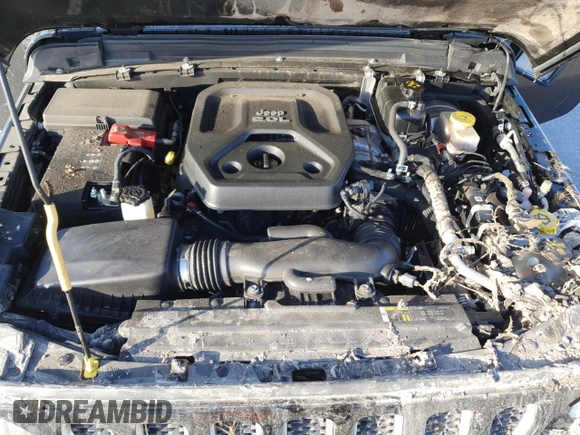 2020 Jeep Wrangler Unlimited Sahara with VIN 1C4HJXEN0LW168087, listed as a Copart auction lot 48048495 with 73,750 mi miles and Salvage Title. Bid and sale history available at carsss.com. Image 11.