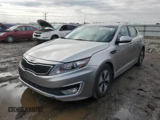 2013 Kia Optima Hybrid EX with VIN KNAGM4AD8D5058195, listed as a Copart auction lot 46628545 with 89,354 mi miles and Salvage Title. Bid and sale history available at carsss.com. Image 1.