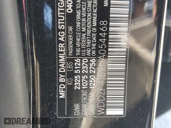 2017 Mercedes-Benz E 300 Luxury with VIN WDDZF4JB9HA054468, listed as a Copart auction lot 55633075 with 90,861 mi miles and Salvage Title. Bid and sale history available at DreamBid. Image 13.