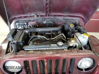 2002 Jeep Wrangler Sahara z VIN 1J4FA59S62P751858, wystawiony jako Copart lot #56638165 z przebiegiem 270 770 mil mil oraz Szkoda całkowita • Salvage title. Historia ofert i sprzedaży dostępna na DreamBid. Obrazek 12.