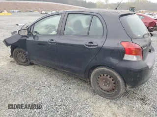 2009 Toyota Yaris with VIN JTDKT903095243922, listed as a Copart auction lot 51293545 with 196,909 mi miles and Salvage Title. Bid and sale history available at carsss.com. Image 2.