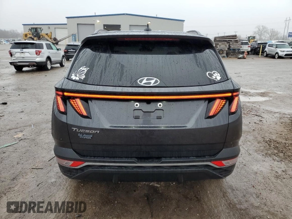 2022 Hyundai Tucson SEL with VIN 5NMJB3AE2NH084341, listed as a Copart auction lot 43927375 with 12,456 mi miles and Salvage Title. Bid and sale history available at carsss.com. Image 6.