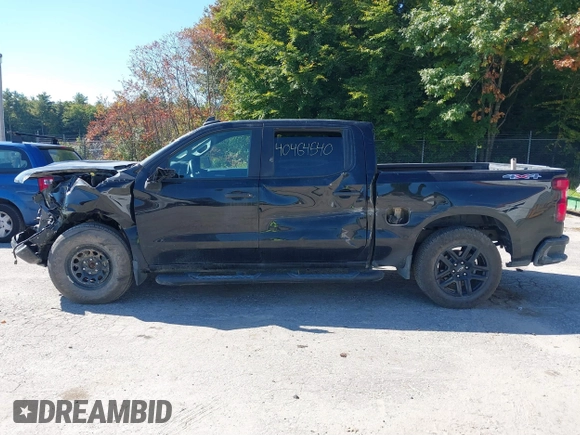2022 Chevrolet Silverado 1500 Custom with VIN 1GCPDBEK8NZ542961, listed as a IAAI auction lot 40464540 with 45,122 mi miles. Bid and sale history available at carsss.com. Image 13.