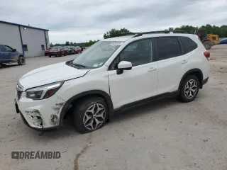 2021 Subaru Forester Premium with VIN JF2SKAJC9MH456993, listed as a Copart auction lot 62819655 with 52,484 mi miles and Salvage title. Bid and sale history available at DreamBid. Image 1.