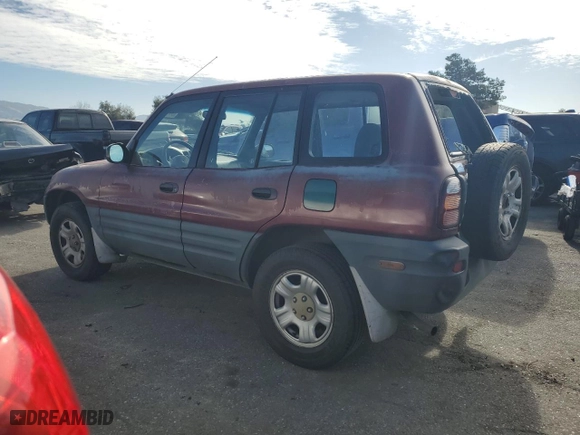 1998 Toyota RAV4 with VIN JT3GP10V5W7037660, listed as a Copart auction lot 44176245 with 203,792 mi miles and Salvage Title. Bid and sale history available at carsss.com. Image 2.