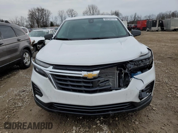 2024 Chevrolet Equinox LS with VIN 3GNAX5EG4RL296294, listed as a Copart auction lot 80238514 with 15,928 mi miles and Salvage Title. Bid and sale history available at carsss.com. Image 5.