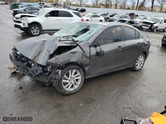2012 Mazda Mazda3 i Touring with VIN JM1BL1VG9C1505853, listed as a Copart auction lot 77188584 with 0 mi miles and Salvage Title. Bid and sale history available at carsss.com. Image 1.