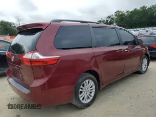 2015 Toyota Sienna XLE with VIN 5TDYK3DC4FS643881, listed as a Copart auction lot 56684635 with 137,781 mi miles and Salvage Title. Bid and sale history available at DreamBid. Image 3.