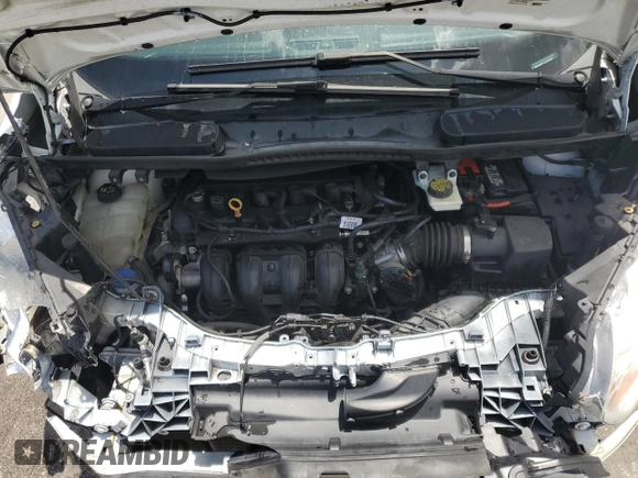 2018 Ford Transit Connect XLT with VIN NM0GE9F77J1372937, listed as a Copart auction lot 59725445 with 156,553 mi miles and Salvage title. Bid and sale history available at DreamBid. Image 12.