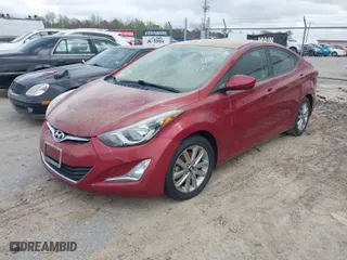 2015 Hyundai Elantra SE with VIN 5NPDH4AEXFH618708, listed as a IAAI auction lot 41932172 with 260,919 mi miles. Bid and sale history available at carsss.com. Image 2.