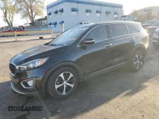 2016 Kia Sorento EX with VIN 5XYPH4A15GG002711, listed as a Copart auction lot 50207335 with 112,160 mi miles and Salvage title. Bid and sale history available at DreamBid. Image 1.