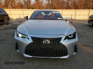 2021 Lexus IS with VIN JTHC81F24M5043624, listed as a Copart auction lot 89098095 with 23,371 mi miles and Salvage Title. Bid and sale history available at carsss.com. Image 5.