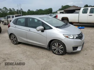 2015 Honda Fit EX-L with VIN 3HGGK5H81FM710337, listed as a Copart auction lot 54482965 with 111,433 mi miles and Salvage Title. Bid and sale history available at DreamBid. Image 4.