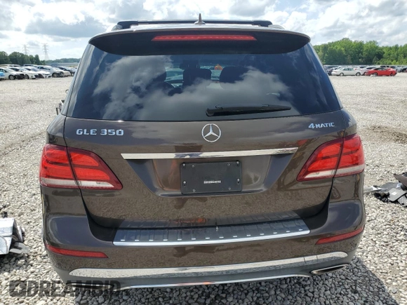 2016 Mercedes-Benz GLE 350 with VIN 4JGDA5HB4GA687887, listed as a Copart auction lot 54654855 with 90,203 mi miles and Salvage title. Bid and sale history available at DreamBid. Image 6.