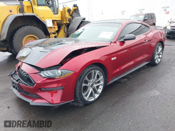 2019 Ford Mustang GT with VIN 1FA6P8CF8K5172826, listed as a IAAI auction lot 41711529 with 41,184 mi miles. Bid and sale history available at carsss.com. Image 17.