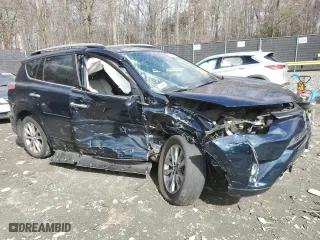 2017 Toyota RAV4 Limited with VIN 2T3DFREV9HW568683, listed as a Copart auction lot 48050685 with 0 mi miles and Salvage Title. Bid and sale history available at carsss.com. Image 4.