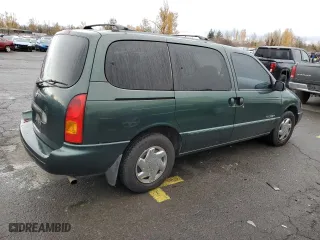 1999 Nissan Quest GXE with VIN 4N2XN11T4XD840801, listed as a Copart auction lot 81679414 with 175,936 mi miles and Salvage Title. Bid and sale history available at carsss.com. Image 3.