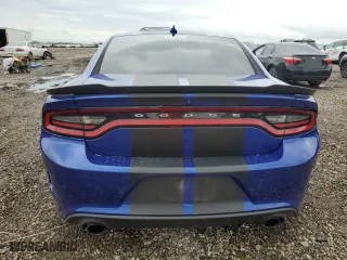 2020 Dodge Charger Scat Pack with VIN 2C3CDXGJ5LH148304, listed as a Copart auction lot 50733835 with 76,578 mi miles and Salvage Title. Bid and sale history available at carsss.com. Image 6.