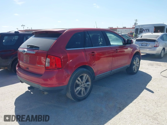2011 Ford Edge Limited with VIN 2FMDK3KC6BBA60608, listed as a IAAI auction lot 42631644 with 283,480 mi miles and . Bid and sale history available at DreamBid. Image 4.