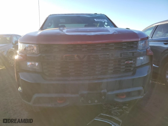 2019 Chevrolet Silverado 1500 Custom Trail Boss with VIN 3GCPYCEFXKG232674, listed as a Copart auction lot 43594595 with 83,558 mi miles and Salvage Title. Bid and sale history available at carsss.com. Image 5.