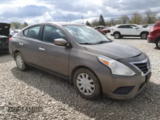 2015 Nissan Versa SV with VIN 3N1CN7AP8FL801258, listed as a Copart auction lot 52876905 with 89,724 mi miles and Salvage Title. Bid and sale history available at carsss.com. Image 4.