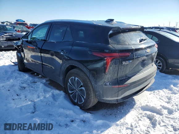 2024 Chevrolet Blazer EV eAWD LT z VIN 3GNKDBRJ2RS258375, wystawiony jako Copart lot #45091735 z przebiegiem 5 162 mil mil oraz Szkoda całkowita • Salvage title. Historia ofert i sprzedaży dostępna na DreamBid. Obrazek 2.