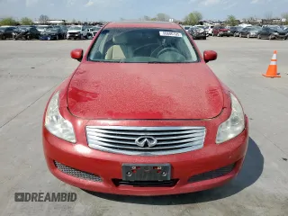2008 Infiniti G35 Sedan Journey with VIN JNKBV61E58M208711, listed as a Copart auction lot 50606105 with 207,419 mi miles and Clean Title. Bid and sale history available at carsss.com. Image 5.