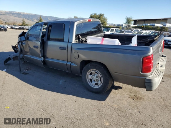 2006 Dodge Dakota ST with VIN 1D7HE28K26S626657, listed as a Copart auction lot 88314565 with 186,690 mi miles and Salvage Title. Bid and sale history available at carsss.com. Image 2.