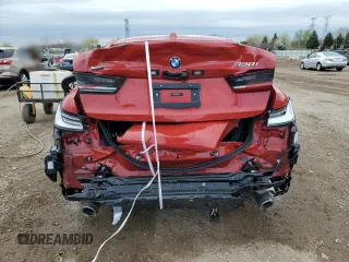 2024 BMW 3 Series 330i xDrive with VIN 3MW89FF09R8E04692, listed as a Copart auction lot 54345295 with 20,920 mi miles and Salvage title. Bid and sale history available at DreamBid. Image 6.